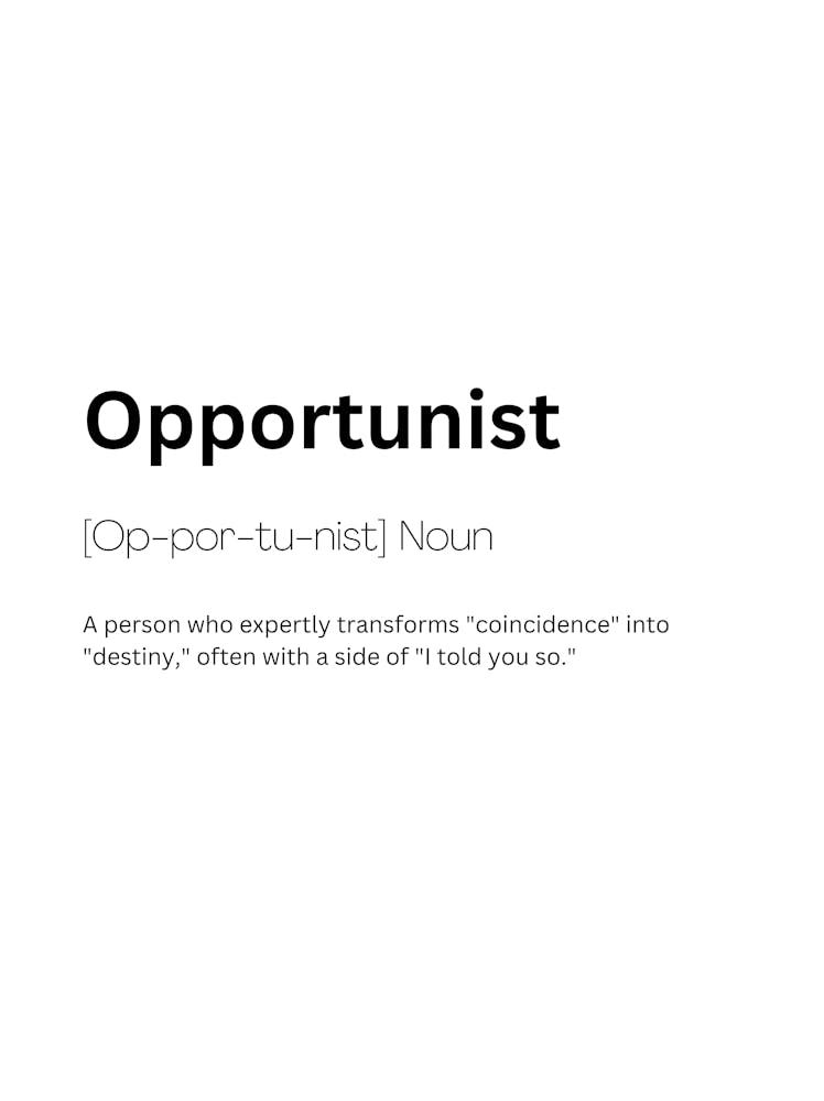 Opportunist Definition Meaning