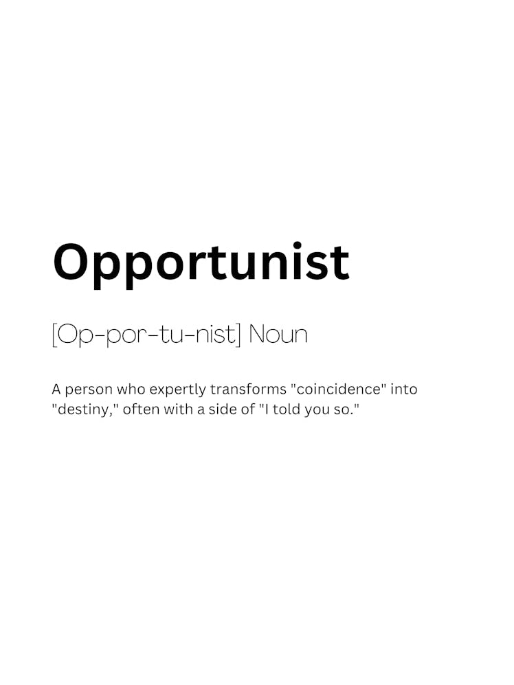 Opportunist Definition Meaning