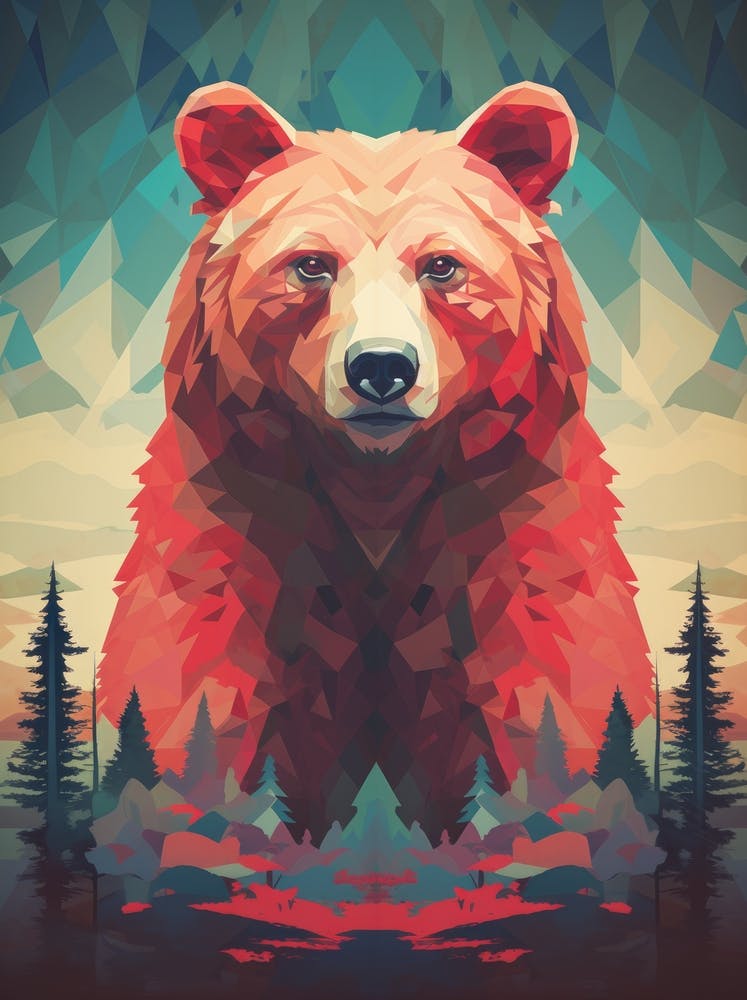 Polygonal Bear