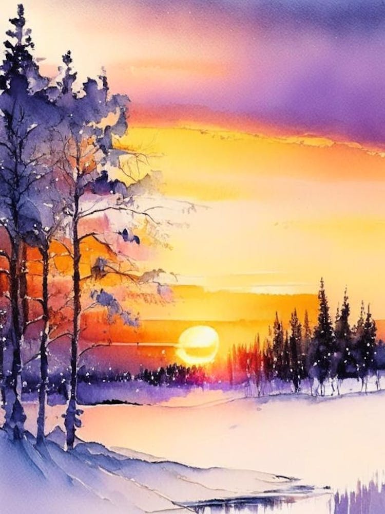 Lapland Watercolour