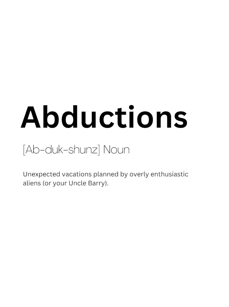 Abductions Definition Meaning