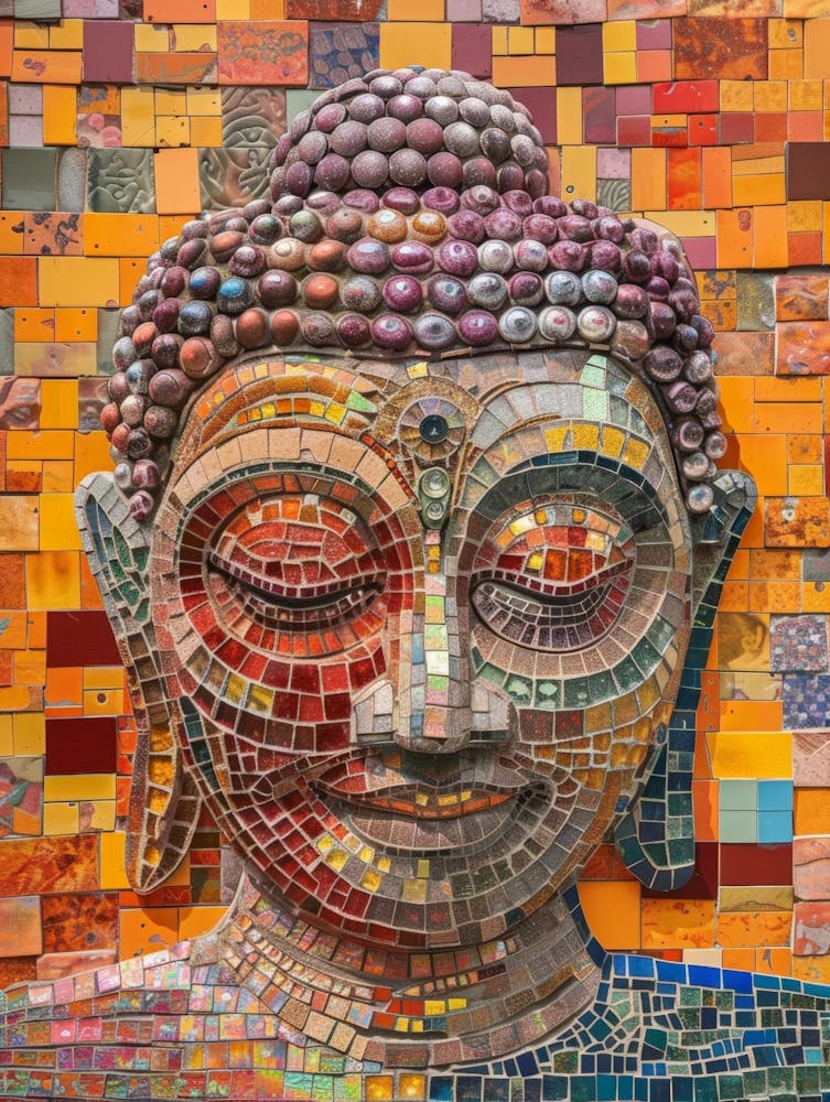 Mosaic Buddha