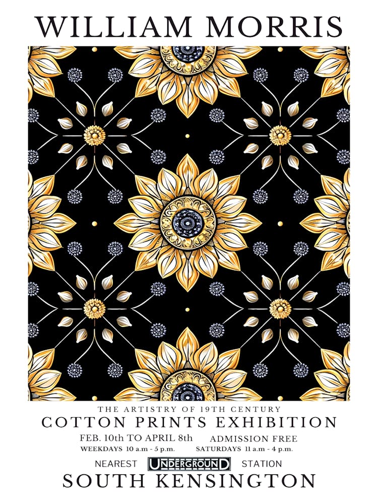William Morris Cotton Prints Exhibition 112