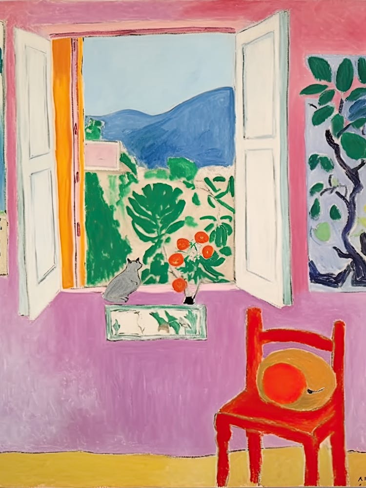 Open Window Painting