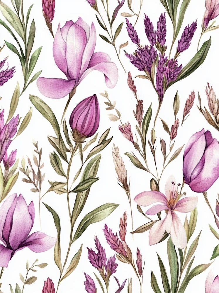 Watercolor Seamless Pattern 3