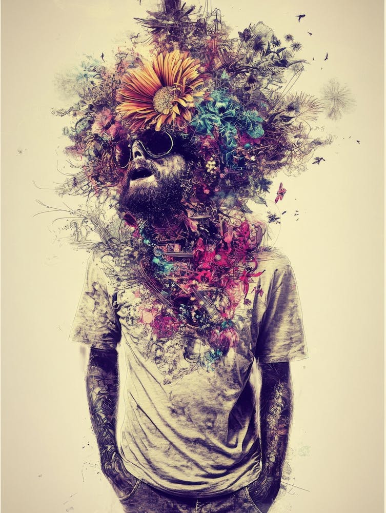 Flower Man 1