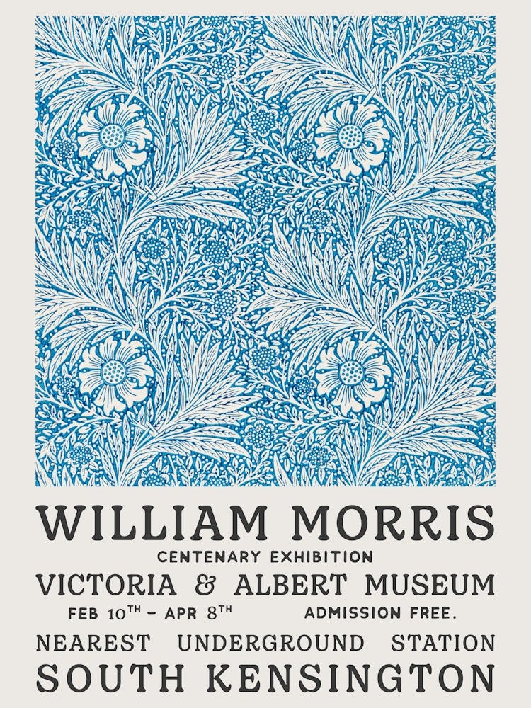 William Morris Blue Tapestry