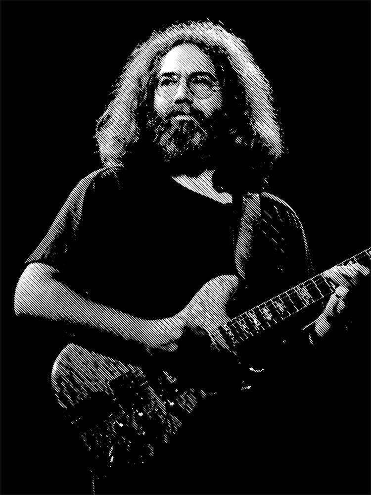 Jerry Garcia Line Art