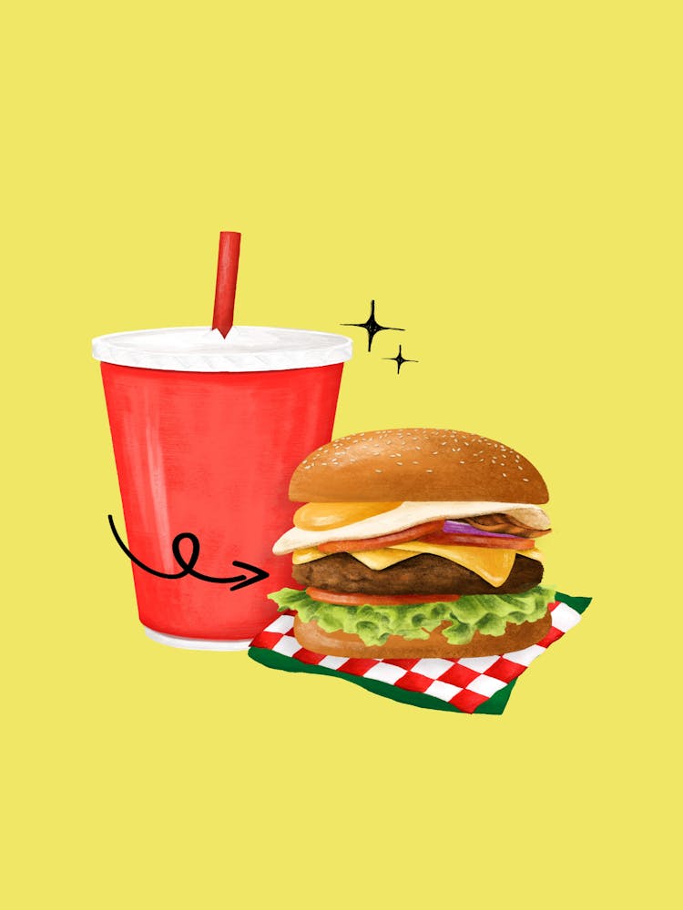 Burger And Drink