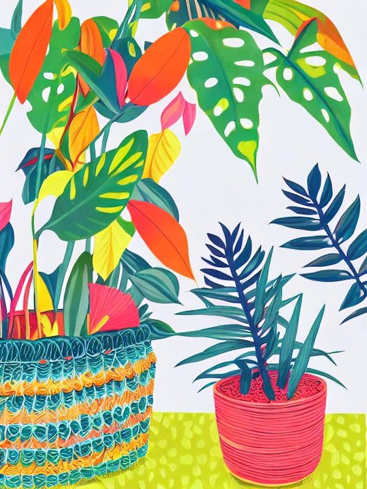 Baby Rubber Plant Eclectic Boho