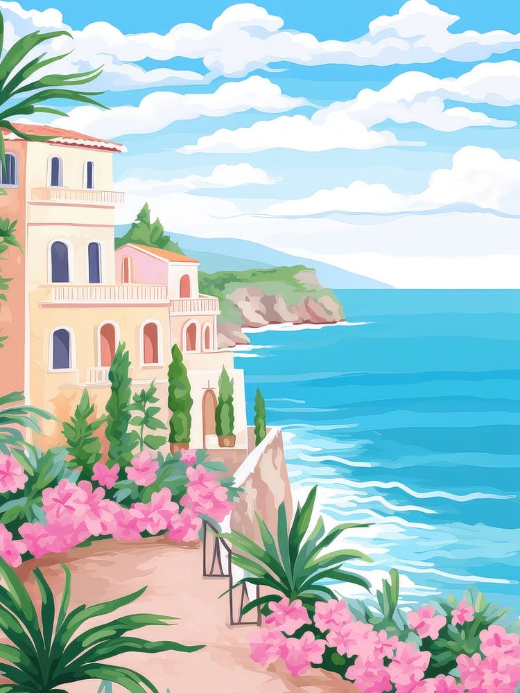 Tropea, Italy Colourful View 3