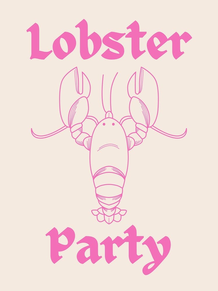 Lobster Party Pink