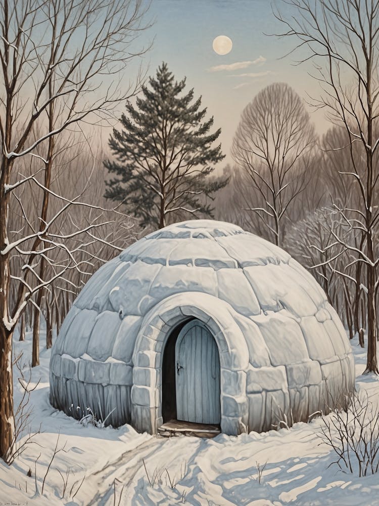 Igloo In the Snow