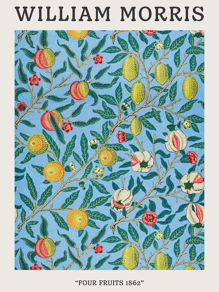 William Morris Four Fruits 1862