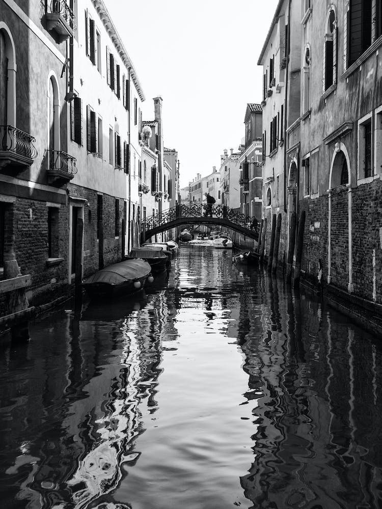 Canal Crossing Venice