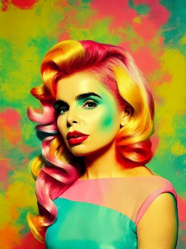Paloma Faith Colourful Pop Art