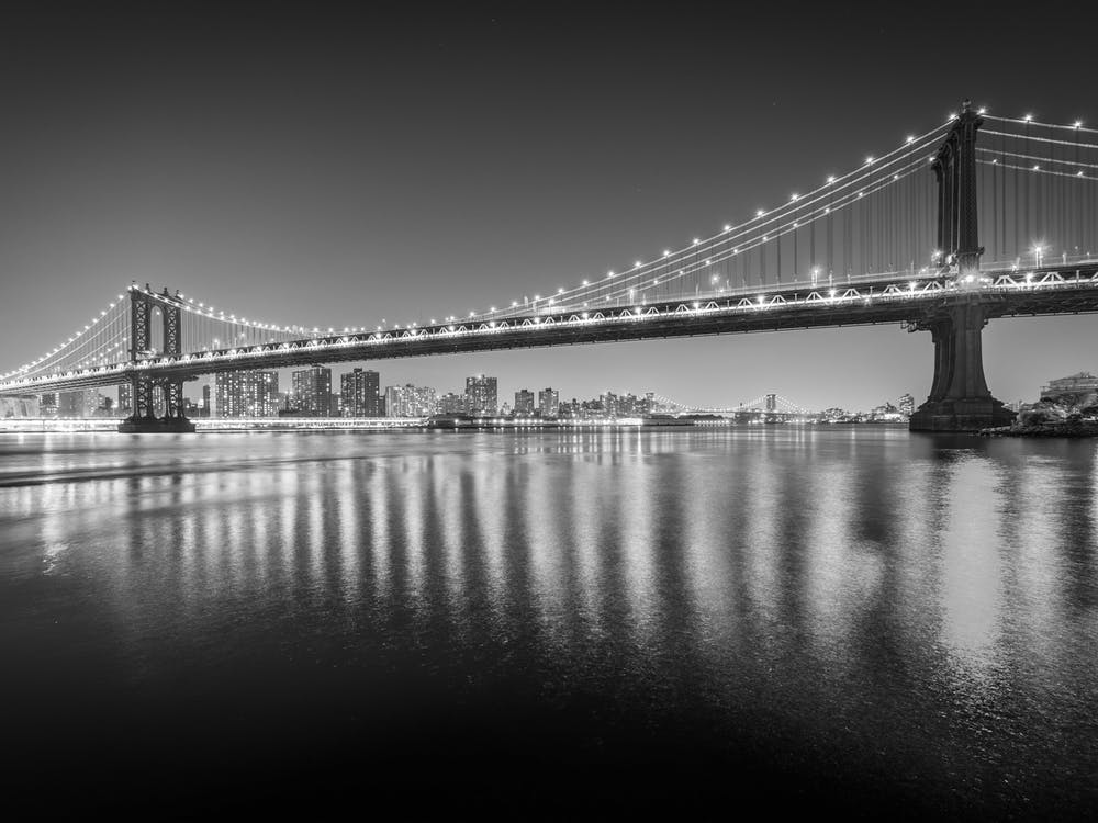 Manhattan Bridge 2 B&W