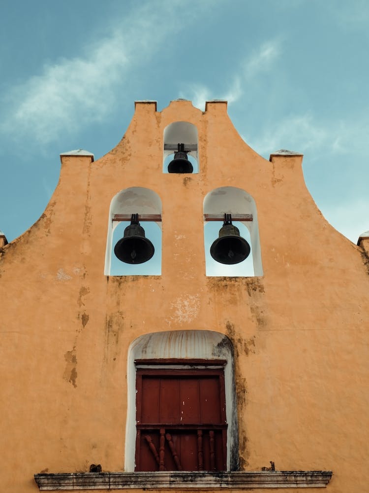 Church Bells In Campeche Mexico