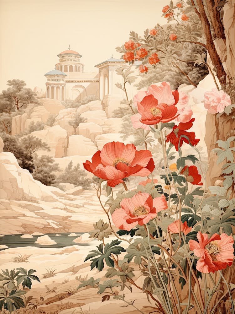 Japanische Anemone Viktorianischer Stil 0