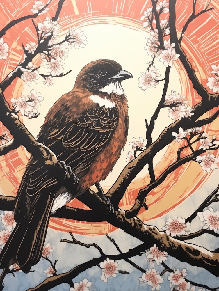 Art Nouveau Birds Poster Osprey 2