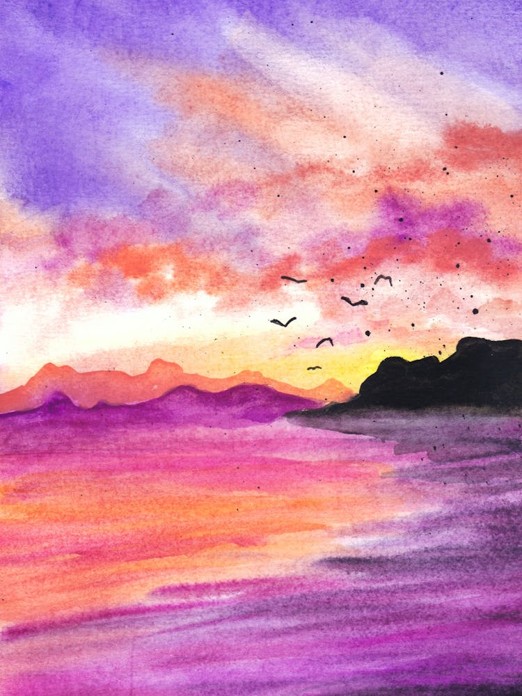 Sunset Painting