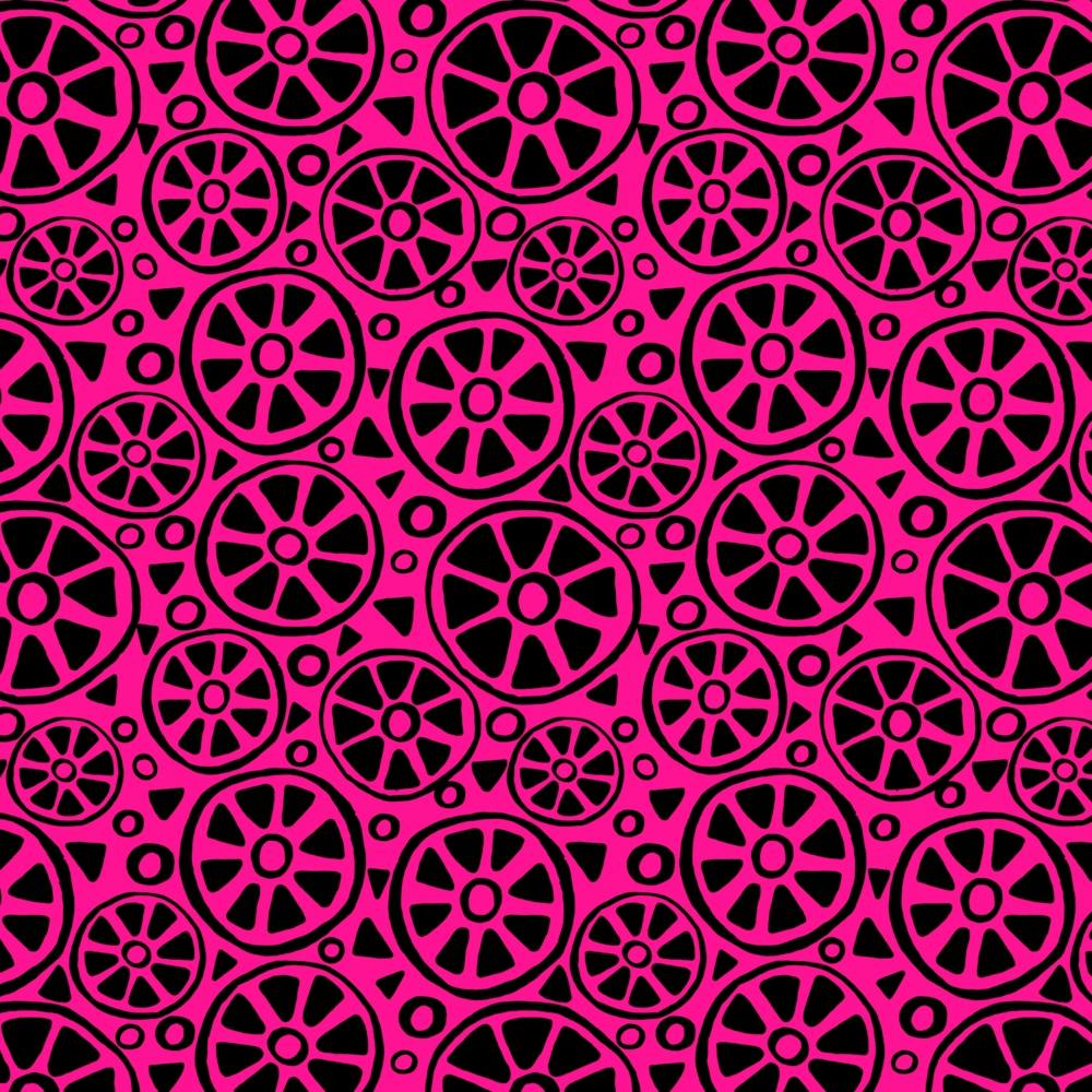 Slices Pink On Black