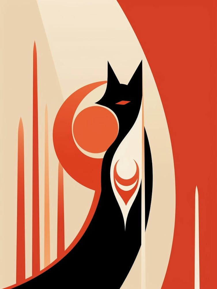 Fox Minimalist Abstract 4