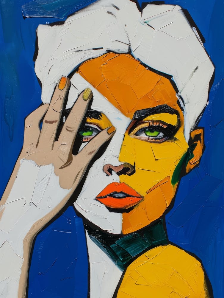 Woman With A Yellow Face