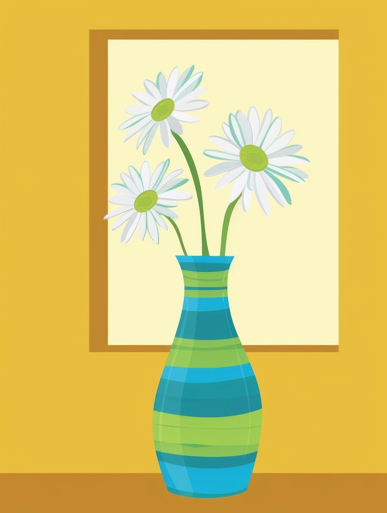 Daisies In A Vase 6