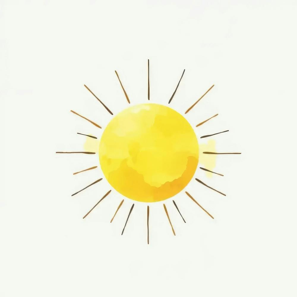 Watercolor Sun