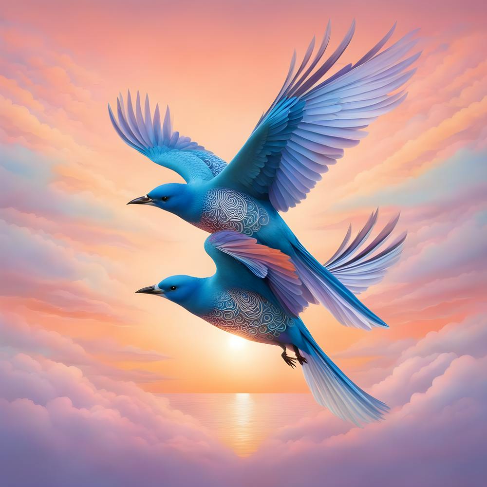 Birds In Flight