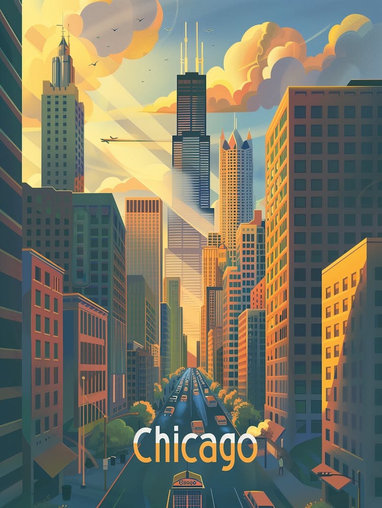 Chicago Skyline 2