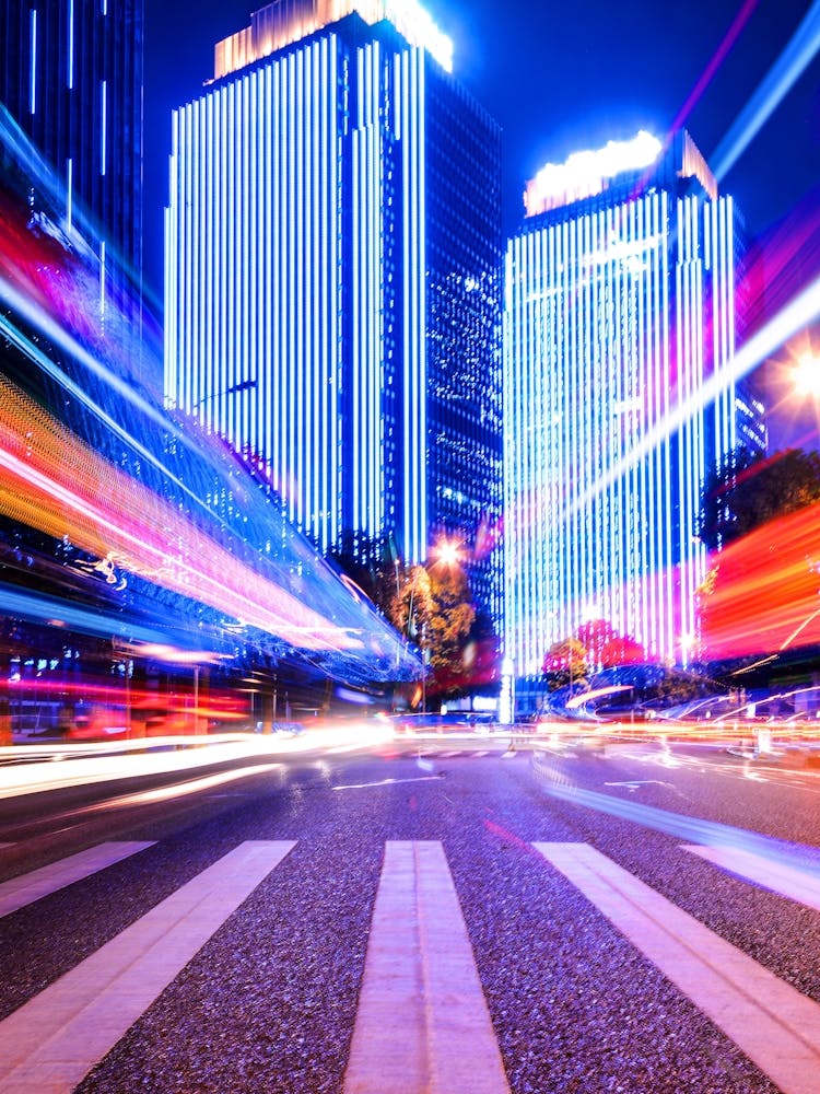 Neon light city #2 (synthwave/vaporwave/retrowave/cyberpunk) — aesthetic poster