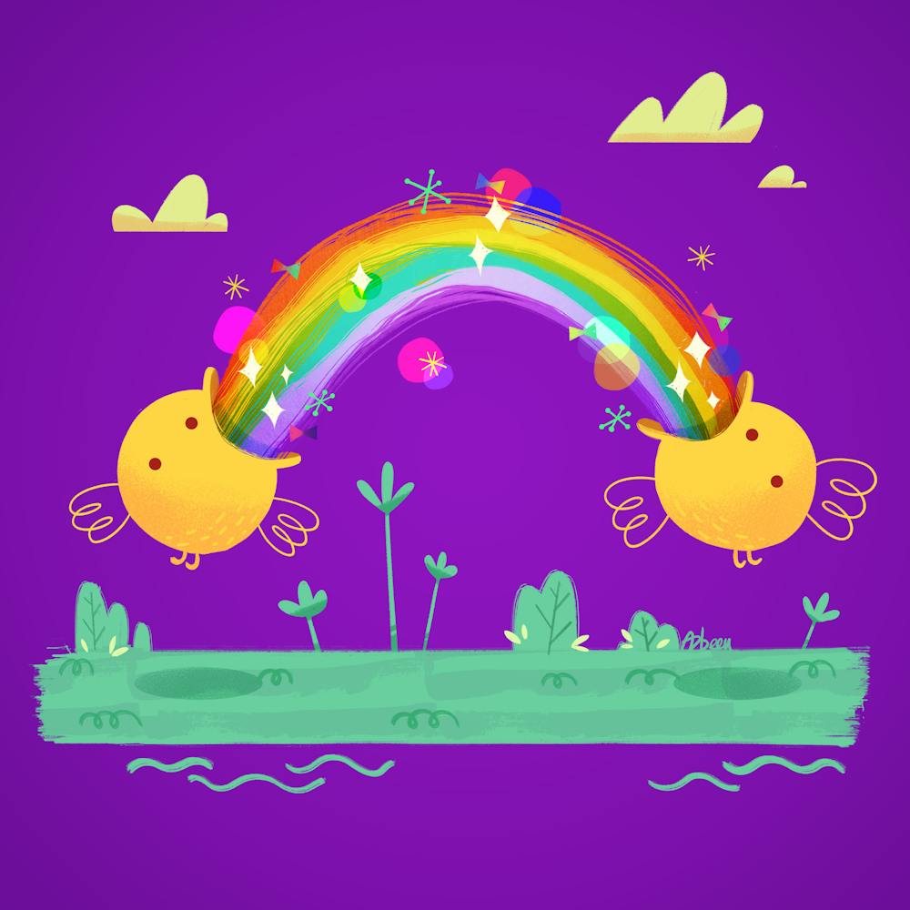 Regenbogenhühner