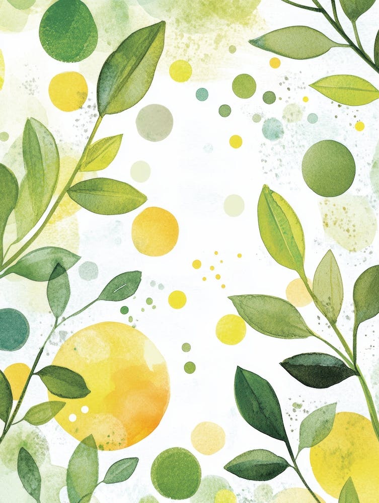 Watercolor Leaves 38