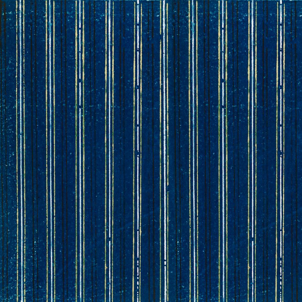 Vintage Ukiyo-e Woodblock Print Of Japanese Textile, Shima Shima, Furuya Korin (53)