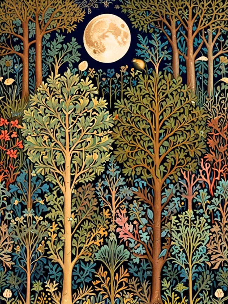 William Morris Moonlight Forest 30