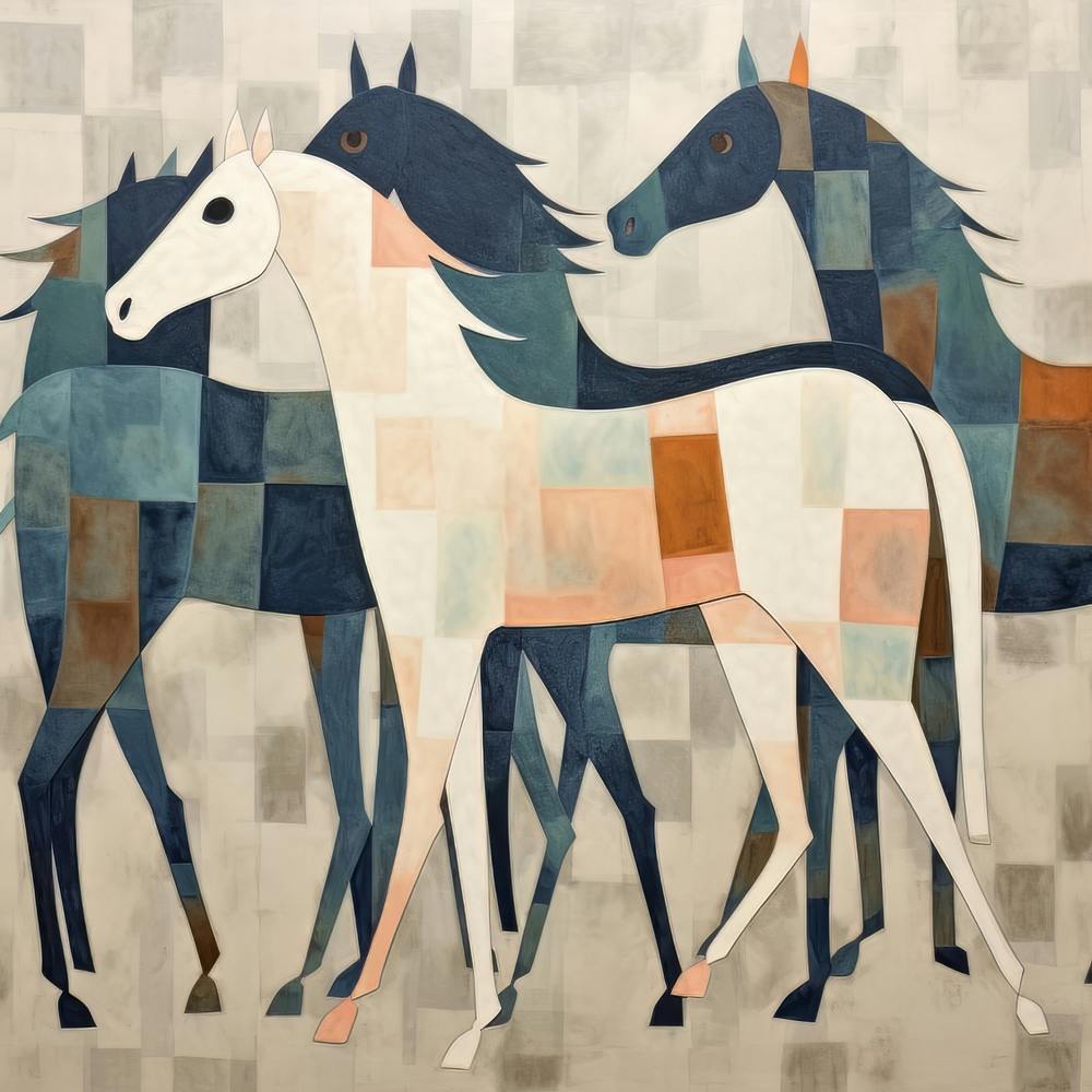 Abstract Equines Collection 73