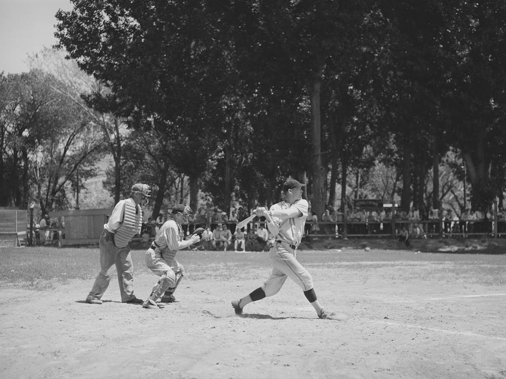Batter Up At The Baseball Game Which Was Part Of The Fourth Of July Celebration At Vale, Oregon By Russely