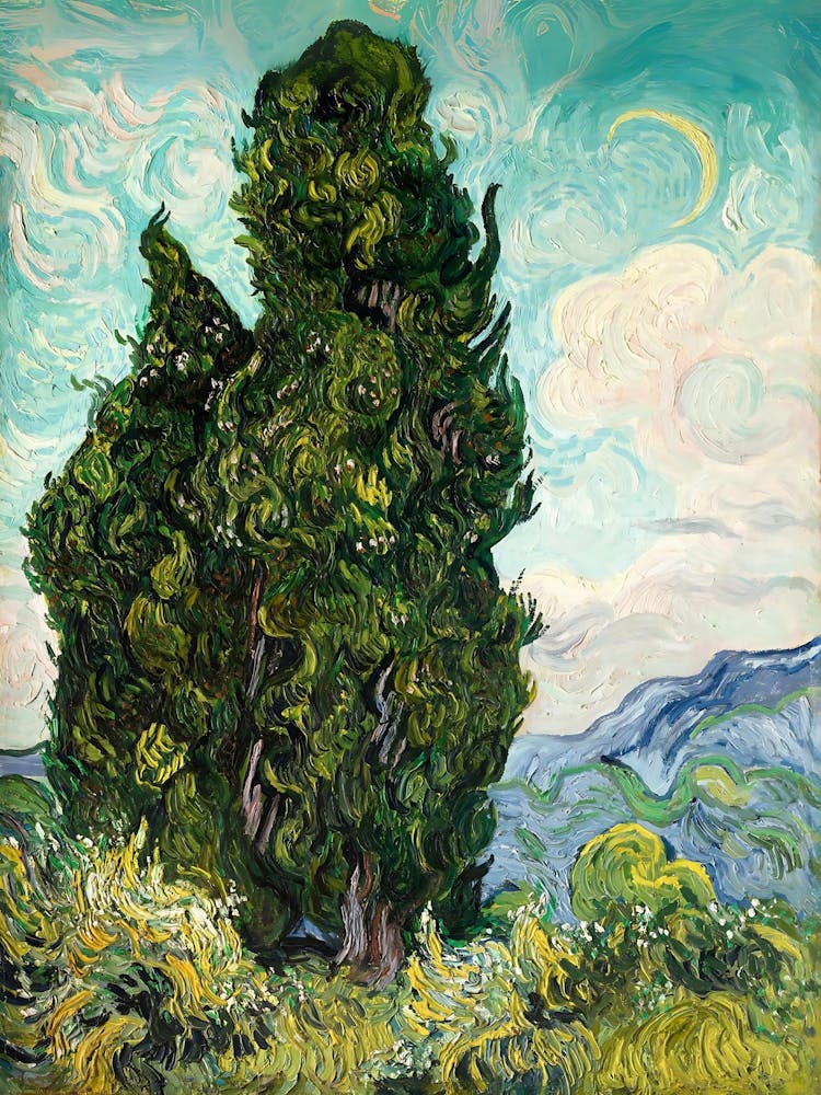 Deux Cyprès