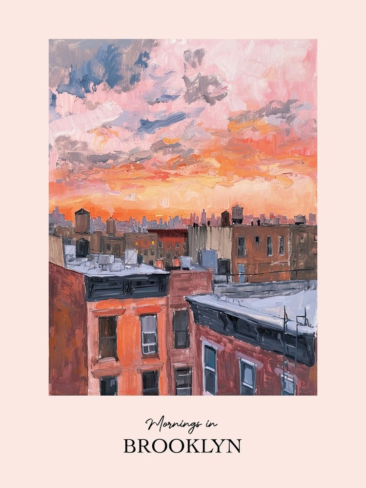 Mornings In Brooklyn Rooftops Morning Skyline 2