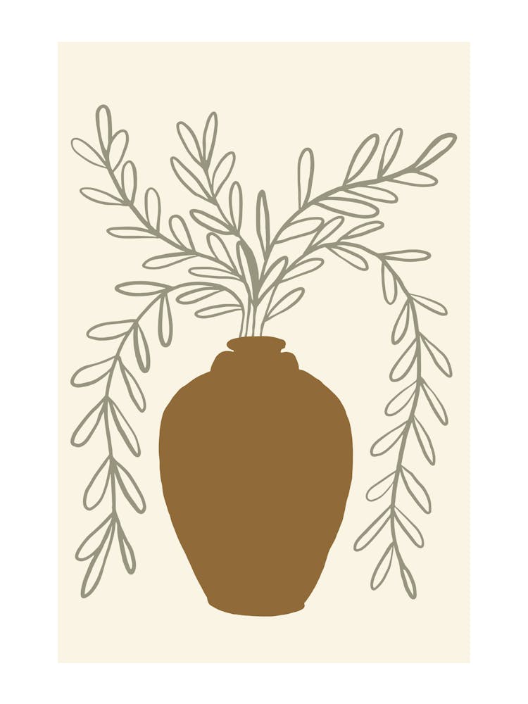 Vase avec des Branches