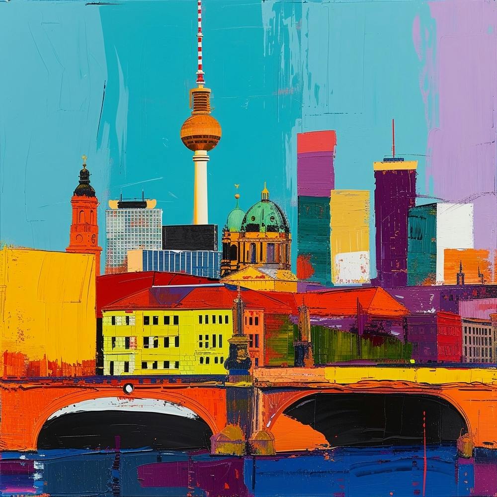 Abstract Travel Collection Berlin Germany 5