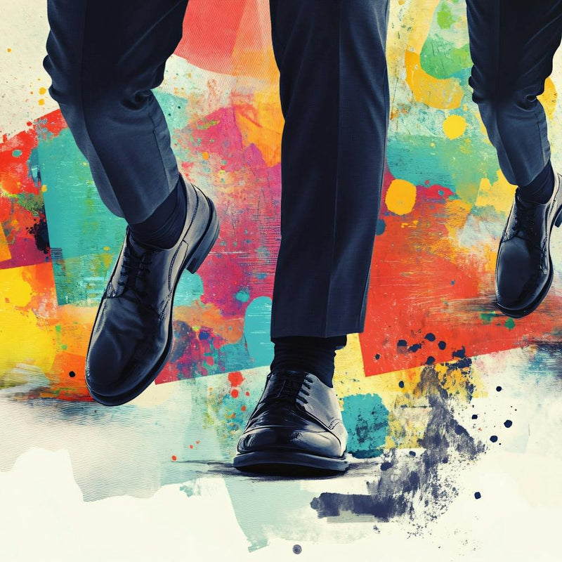 Two Men Walking
