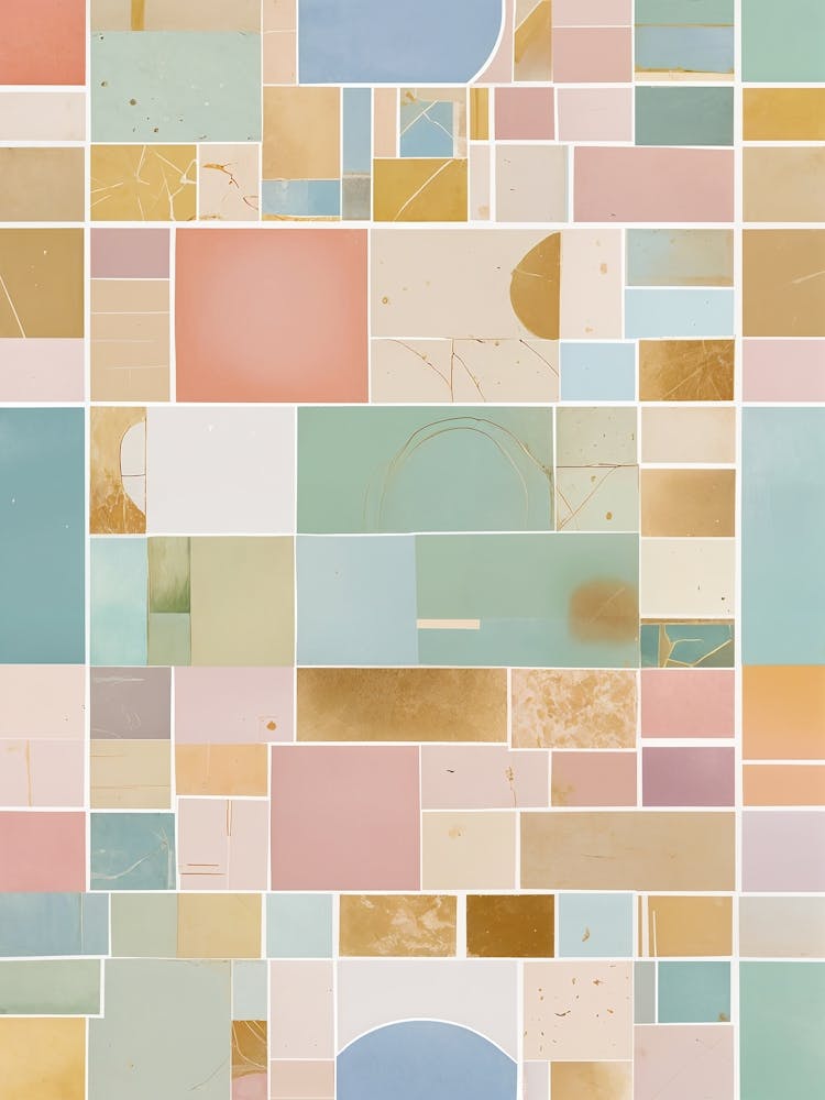 Pastel Abstract Code no1