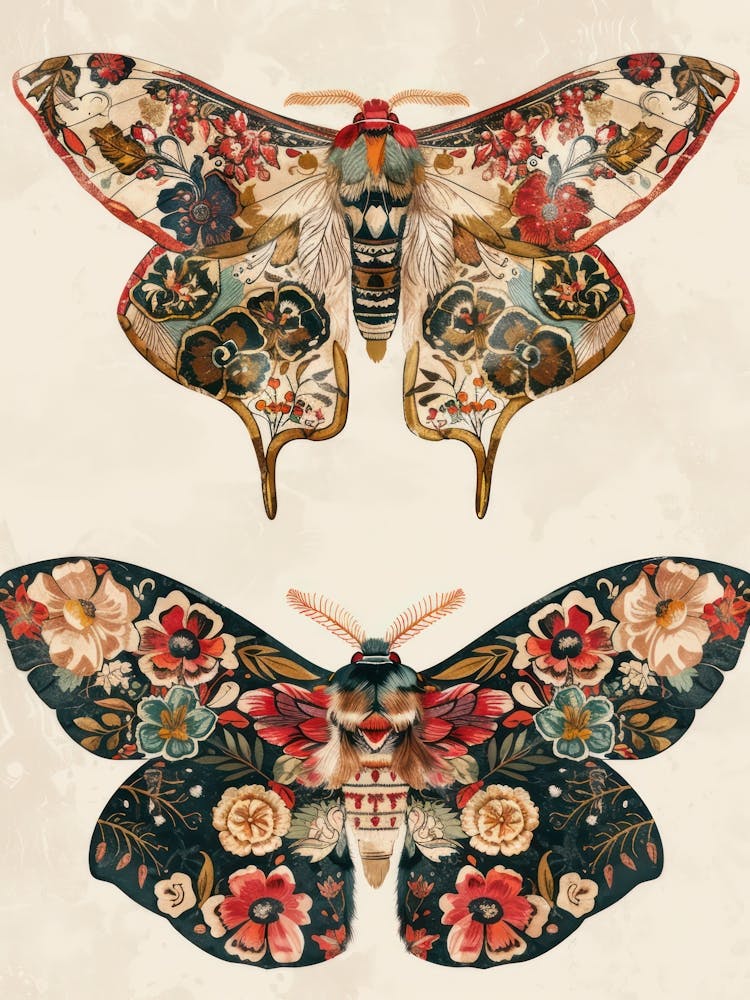 Élégance Papillon Style William Morris 10