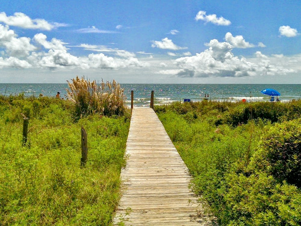 Boardwalk To Folly Beach South Carolina