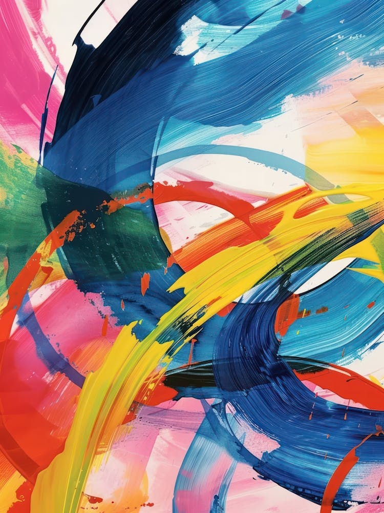 Colourful Brush Strokes 5