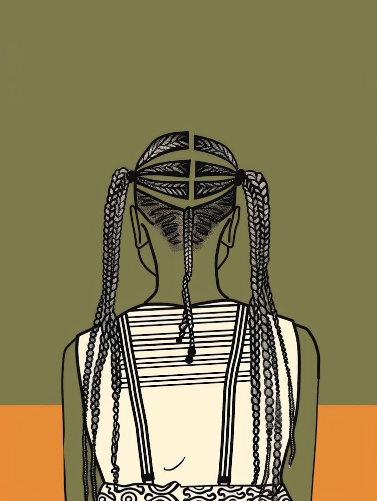African Girl With Braids