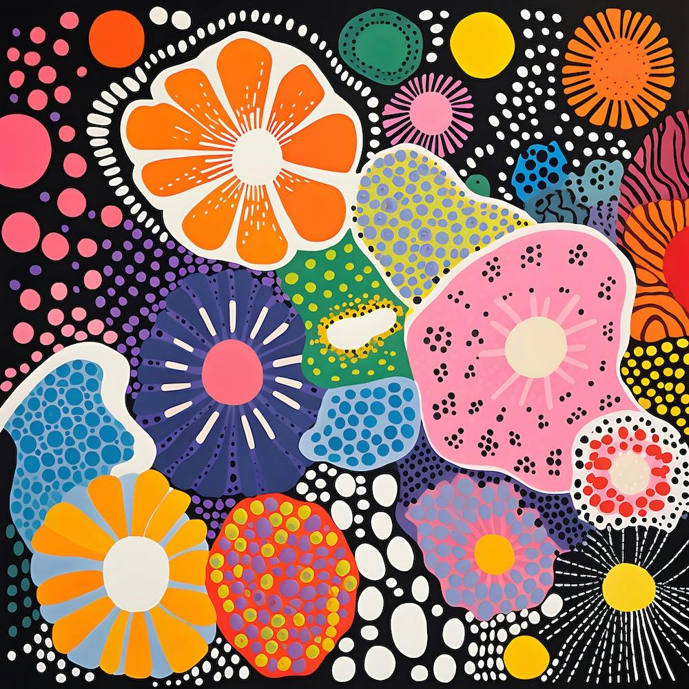 Abstract Yayoi Kusama Design